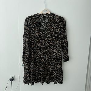 Leopard/Cheetah Like Print Dress